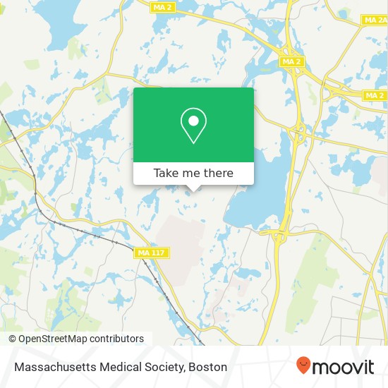 Massachusetts Medical Society map