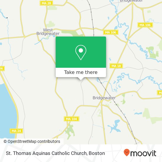 Mapa de St. Thomas Aquinas Catholic Church