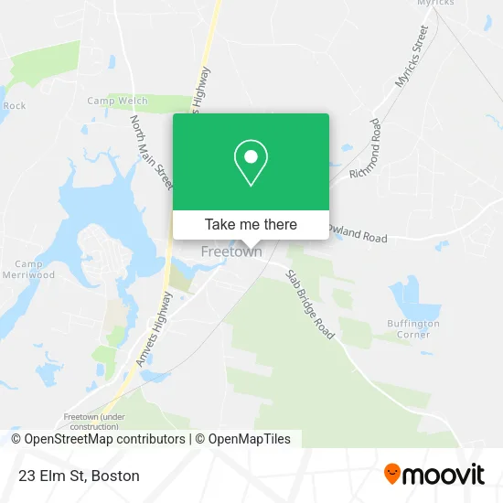23 Elm St map