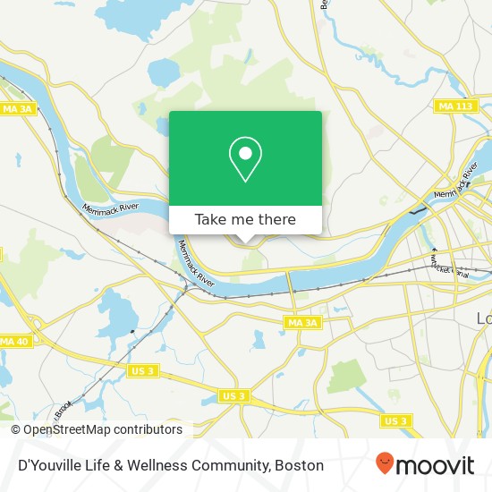 Mapa de D'Youville Life & Wellness Community