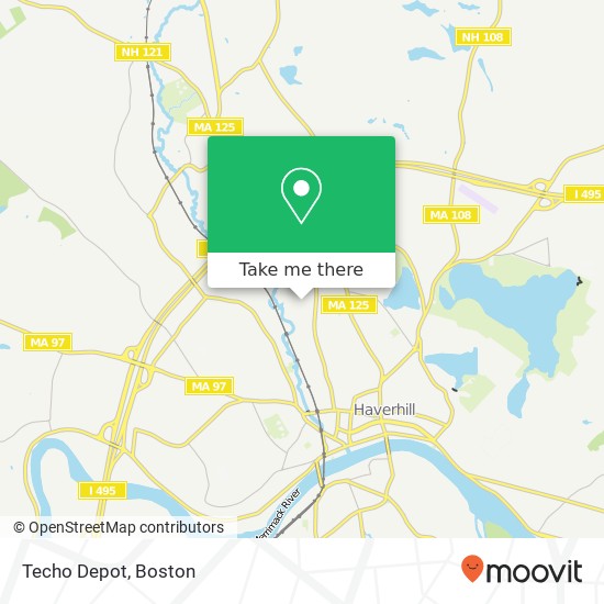 Techo Depot map