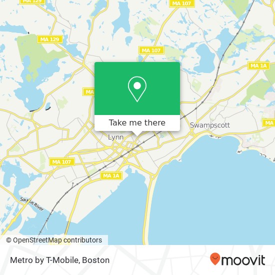 Mapa de Metro by T-Mobile