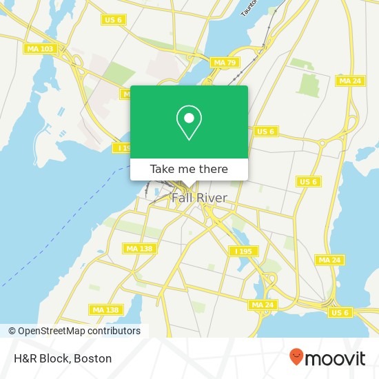 Mapa de H&R Block