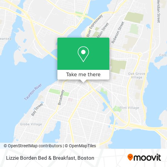 Lizzie Borden Bed & Breakfast map