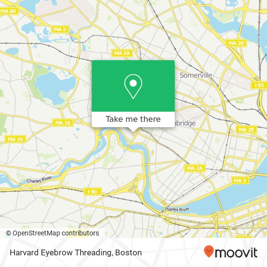 Mapa de Harvard Eyebrow Threading