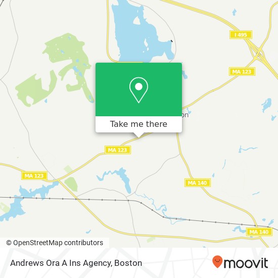 Andrews Ora A Ins Agency map