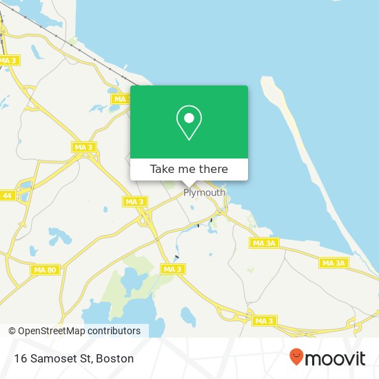 16 Samoset St map