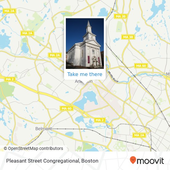 Mapa de Pleasant Street Congregational