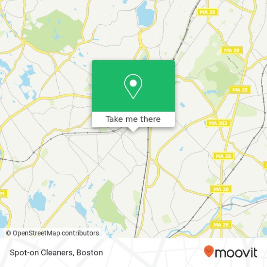 Mapa de Spot-on Cleaners