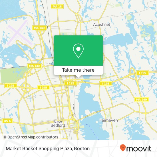 Mapa de Market Basket Shopping Plaza