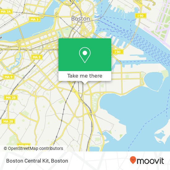 Mapa de Boston Central Kit