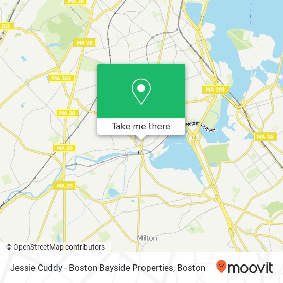 Mapa de Jessie Cuddy - Boston Bayside Properties