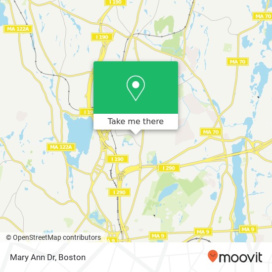 Mary Ann Dr map