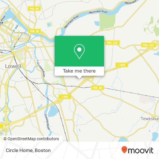 Circle Home map