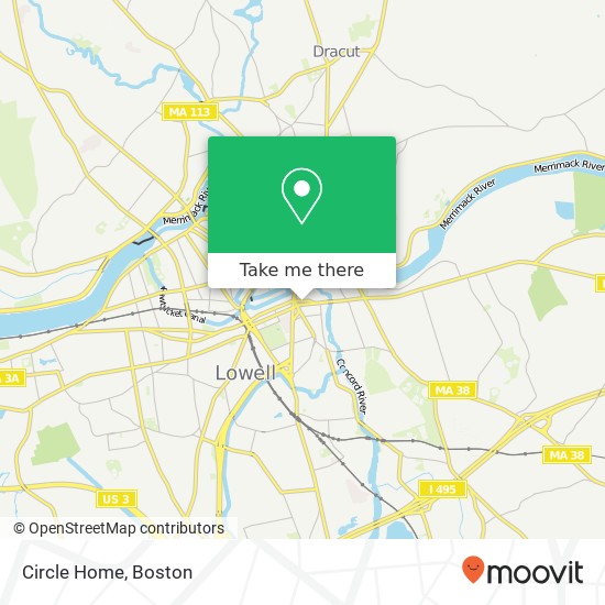 Circle Home map