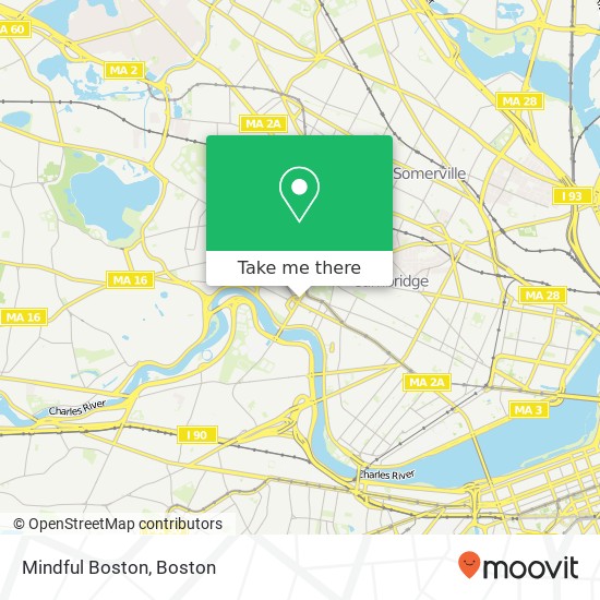 Mapa de Mindful Boston