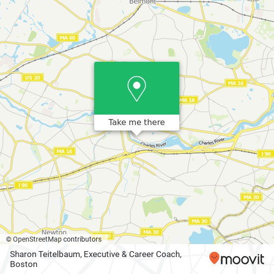 Mapa de Sharon Teitelbaum, Executive & Career Coach