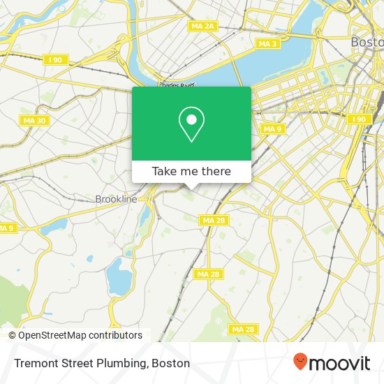 Mapa de Tremont Street Plumbing