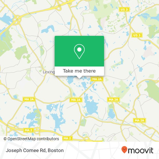 Mapa de Joseph Comee Rd