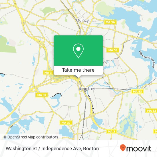 Mapa de Washington St / Independence Ave