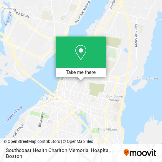 Mapa de Southcoast Health Charlton Memorial Hospital