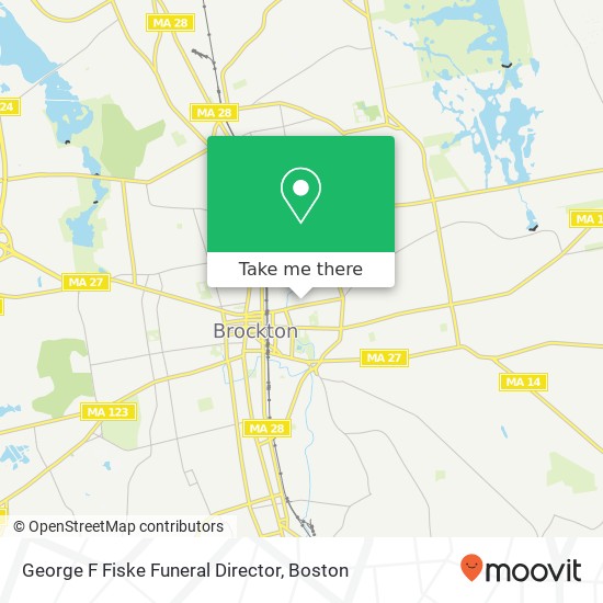 Mapa de George F Fiske Funeral Director