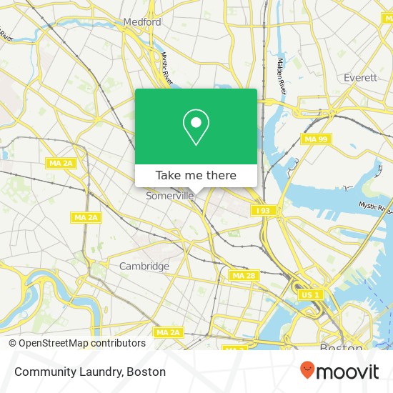 Community Laundry map