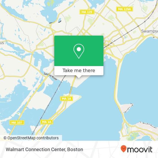 Mapa de Walmart Connection Center