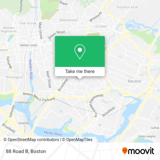88 Road B map