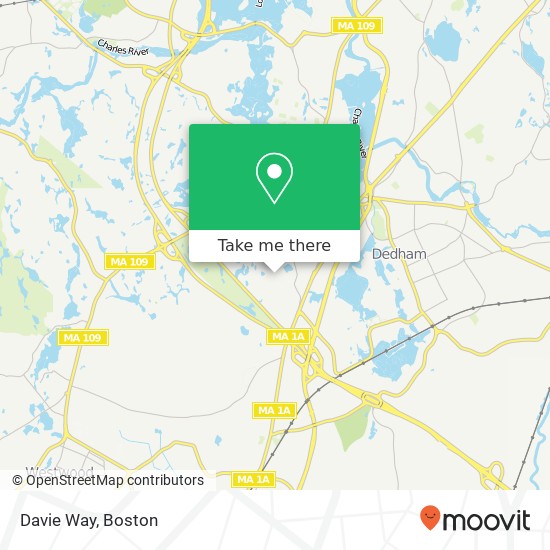 Mapa de Davie Way