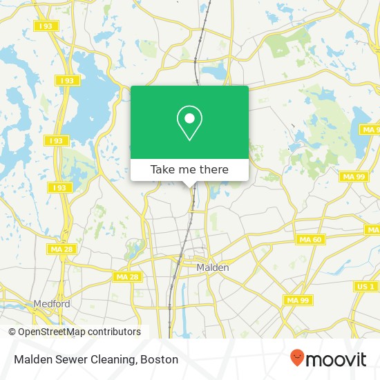 Mapa de Malden Sewer Cleaning