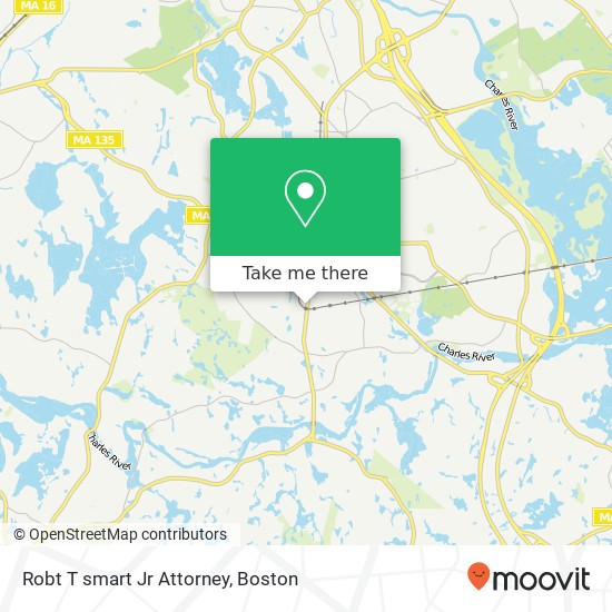 Robt T smart Jr Attorney map