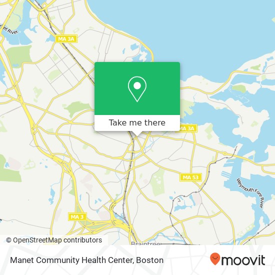 Manet Community Health Center map