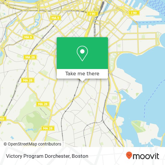 Victory Program Dorchester map