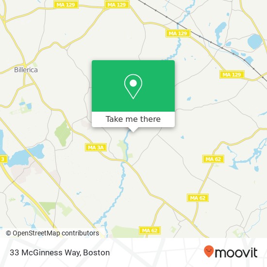 Mapa de 33 McGinness Way
