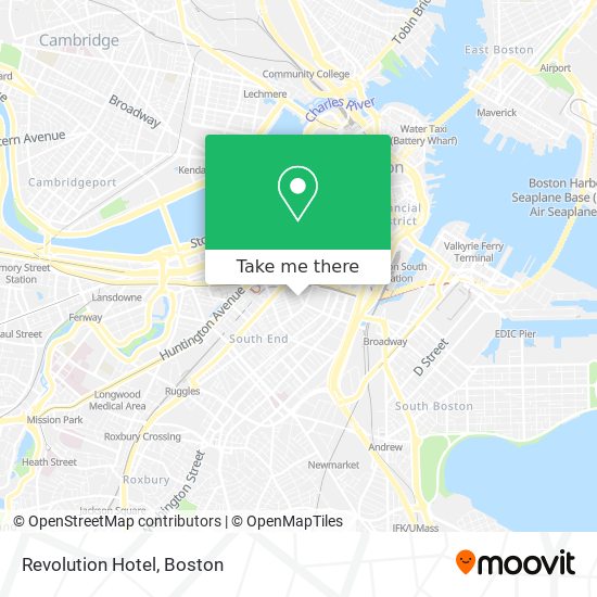 Revolution Hotel map