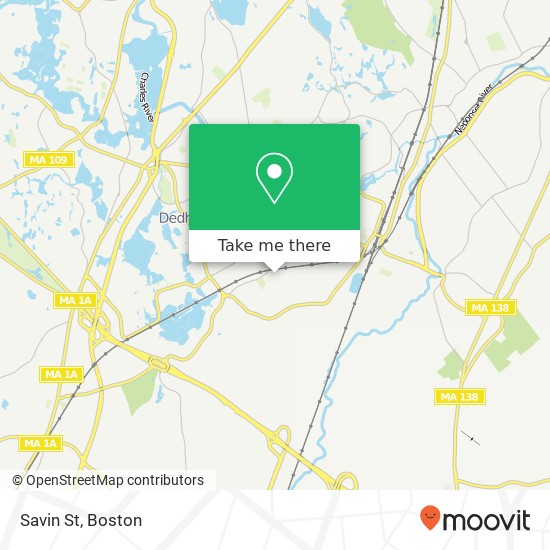 Mapa de Savin St