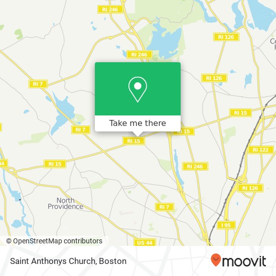 Saint Anthonys Church map