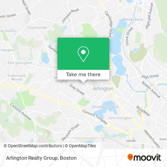 Mapa de Arlington Realty Group