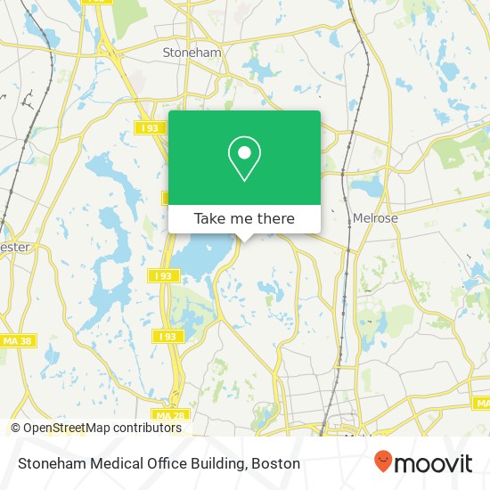 Mapa de Stoneham Medical Office Building