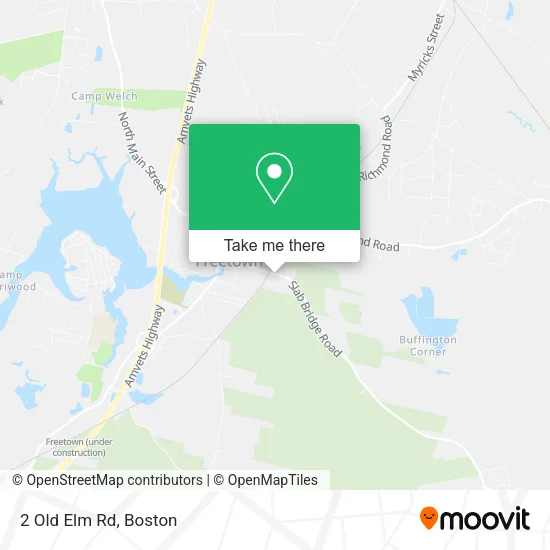 2 Old Elm Rd map