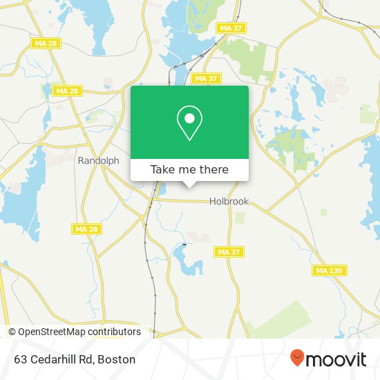 Mapa de 63 Cedarhill Rd