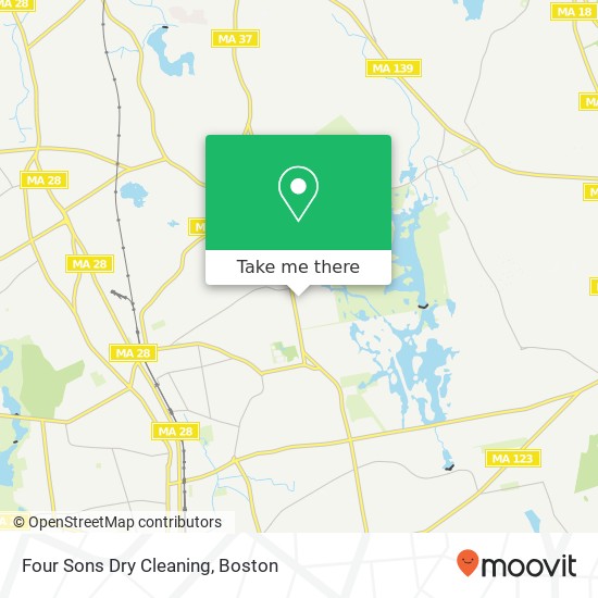 Four Sons Dry Cleaning map