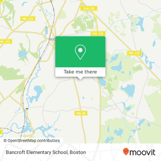 Mapa de Bancroft Elementary School