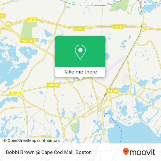 Bobbi Brown @ Cape Cod Mall map