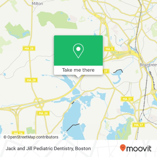 Mapa de Jack and Jill Pediatric Dentistry