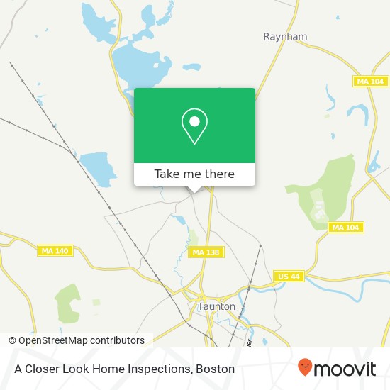 A Closer Look Home Inspections map