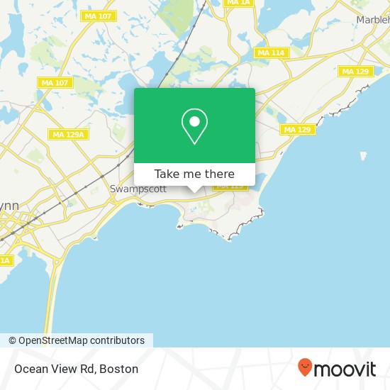 Ocean View Rd map