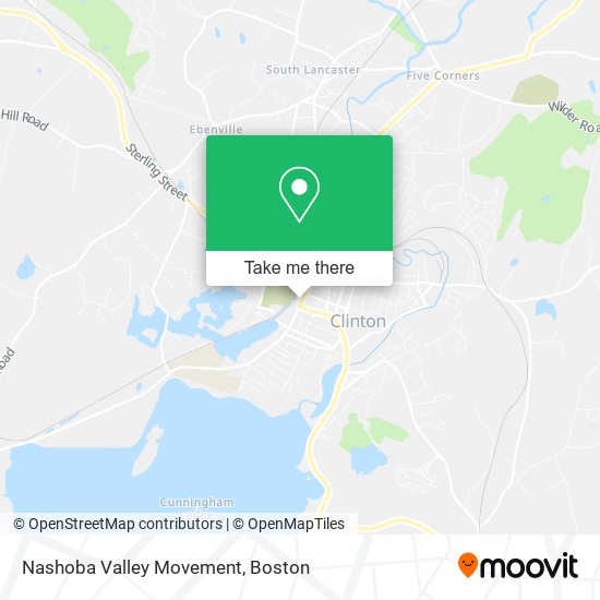 Mapa de Nashoba Valley Movement
