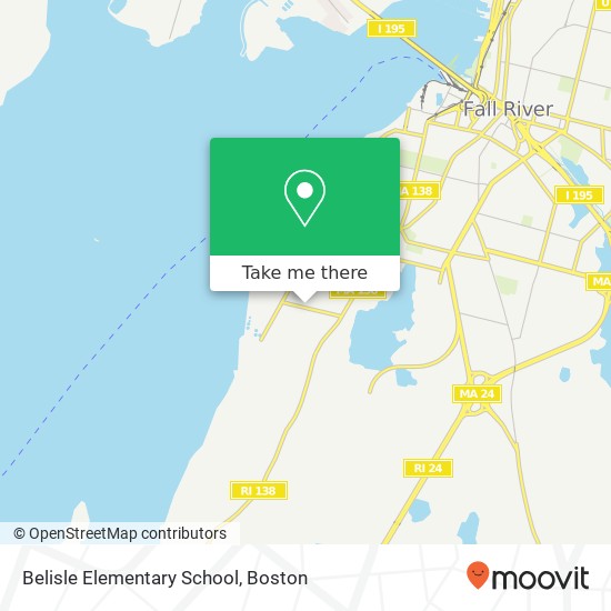 Belisle Elementary School map
